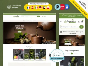 Greentea - Responsives Theme von PrestaShop