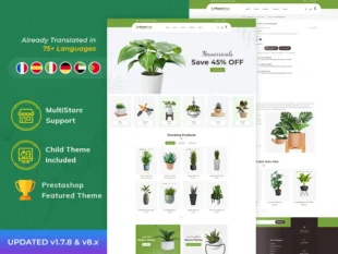 PlantTree - 苗圃和植物 - PrestaShop 响应式主题