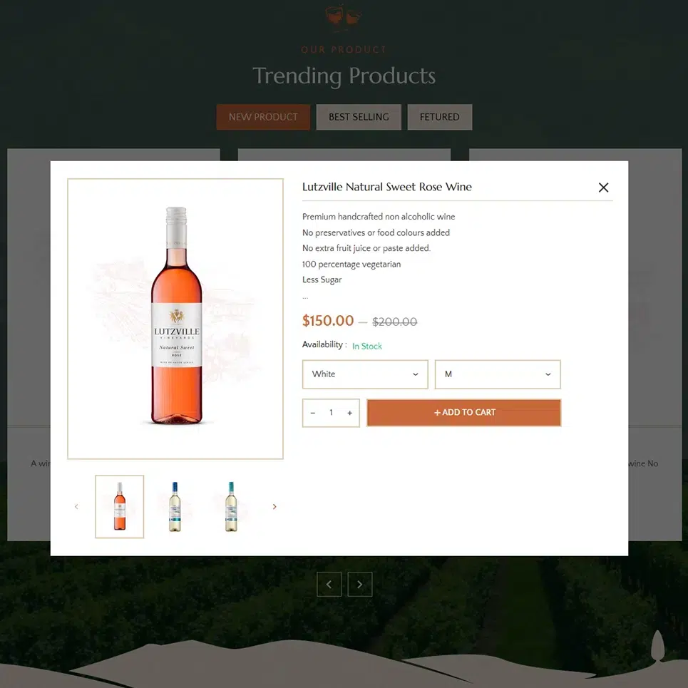 Winery - Modern Vineyard And Drinks - Shopify Multipurpose Responsive Theme