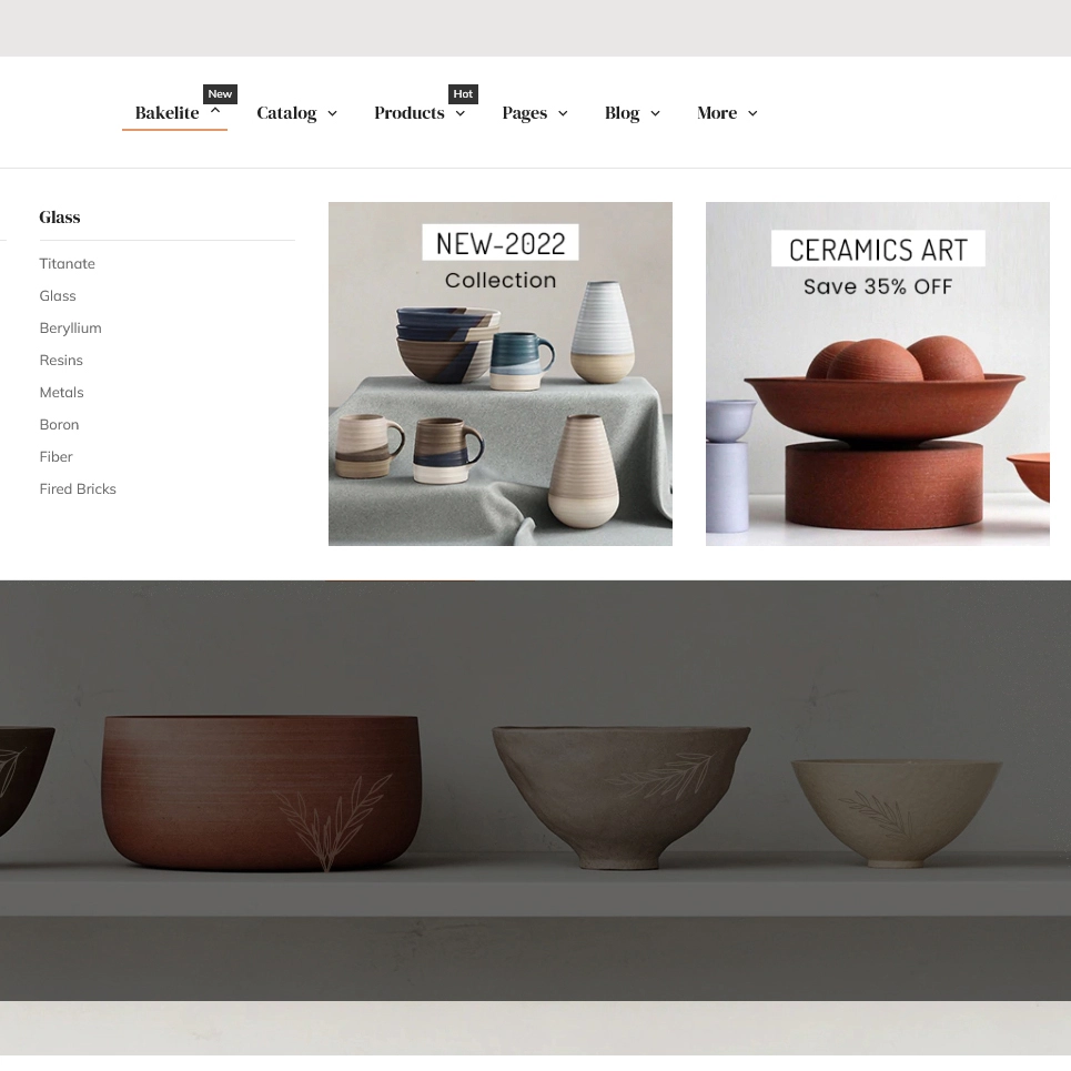 Earthen - Pottery and Ceramics Handmade - Shopify Theme