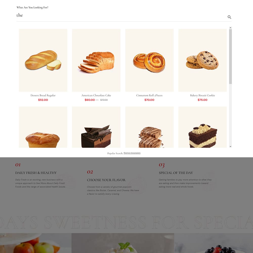 MoonPies - Cake & Bakery Store - Shopify 2.0 Multipurpose Responsive Theme