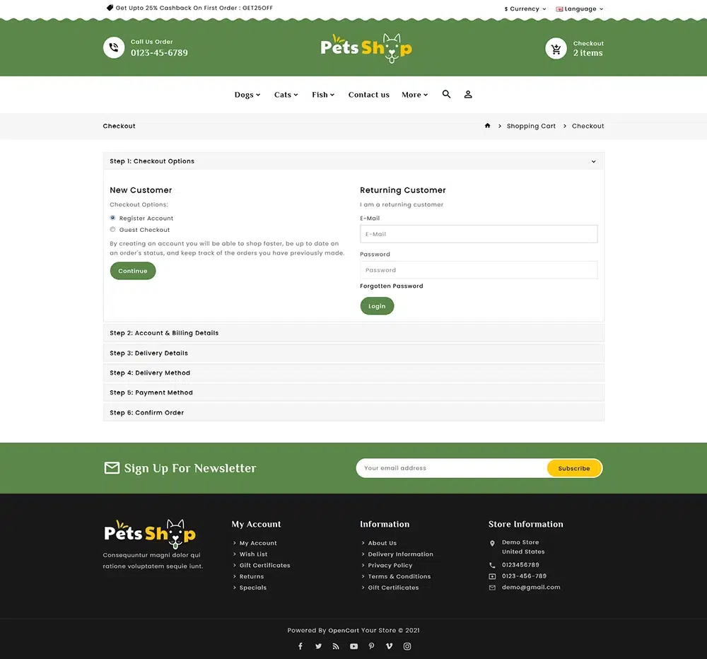 Pets Shop - Pets &Amp; Animal Opencart Responsive Theme