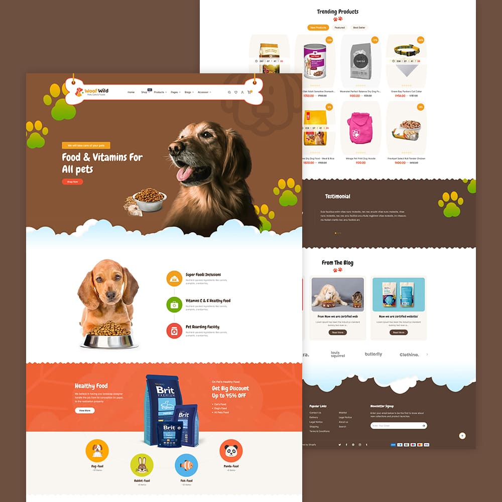 WoofWild - Pet Food Store - Shopify 2.0 Multipurpose Responsive Theme WoofWild - Pet Food Store - Shopify 2.0 Multipurpose Responsive Theme