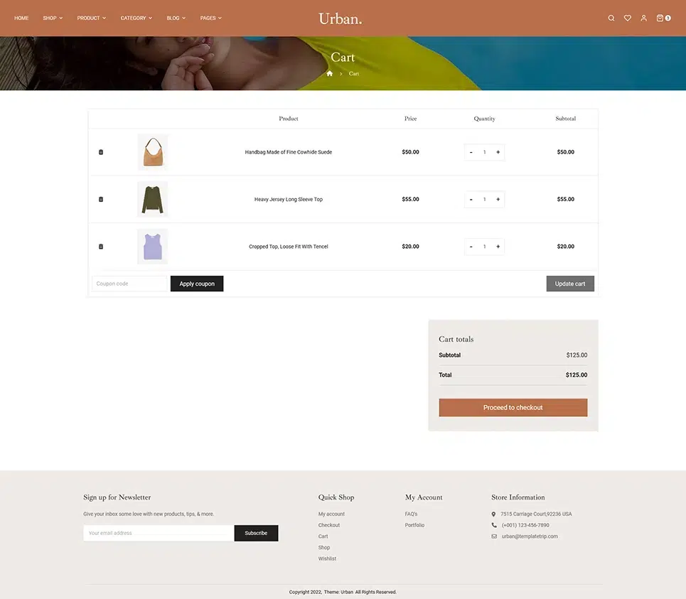 Urban - Luxurious And Trending Fashion - Woocommerce Responsive Theme