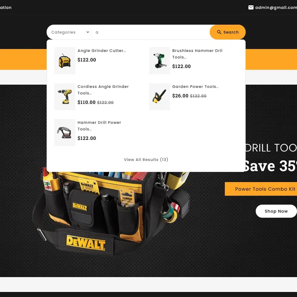 Tienda de herramientas manuales: tema receptivo Opencart multipropósito y profesional