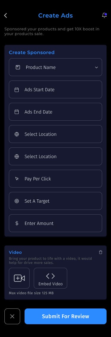 Gamezone - Kit interfaccia utente app Marketplace (modello Figma e Adobe Xd)
