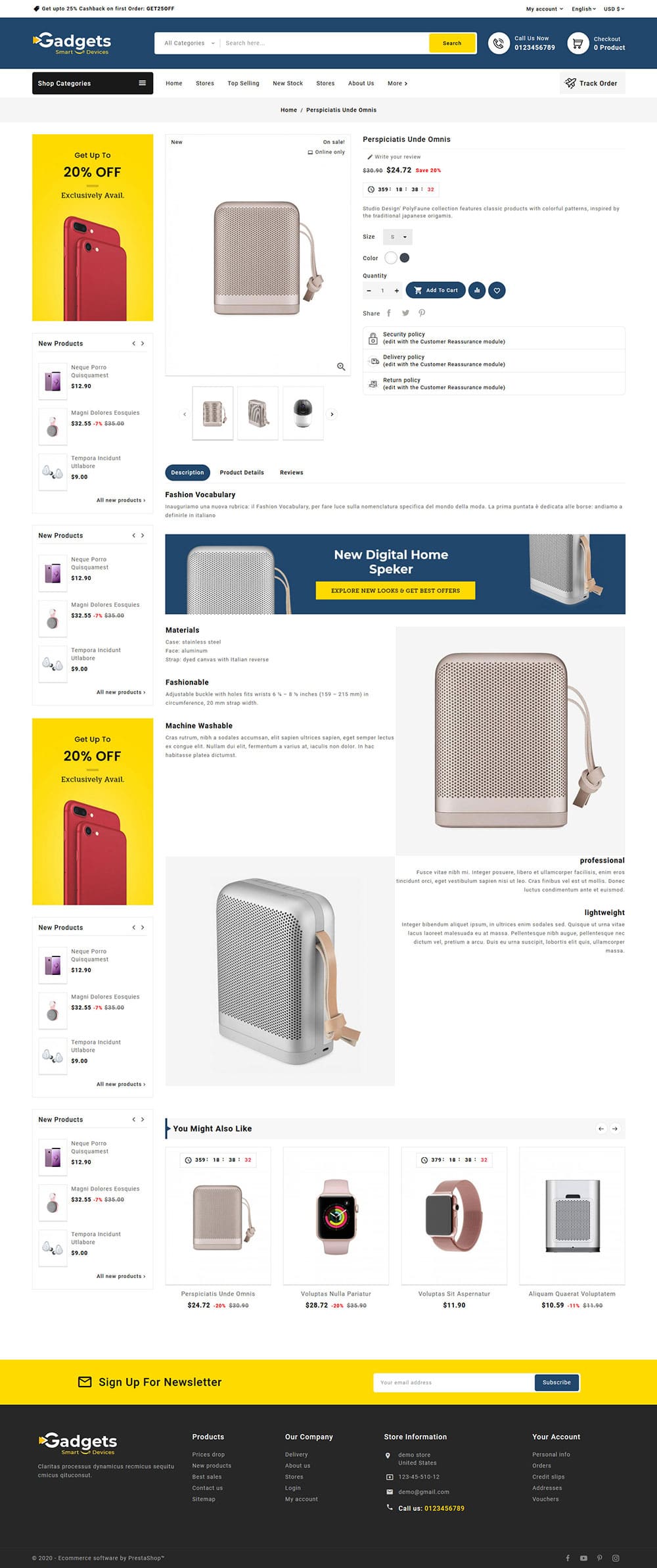 Gadgets Electronics - Multipurpose Responsive PrestaShop Theme - Image 6