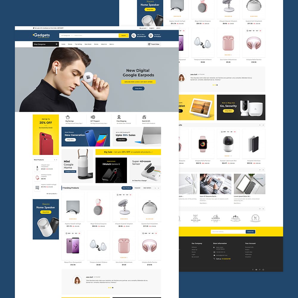 Gadgets Electronics - Multipurpose Responsive PrestaShop Theme - Image 2