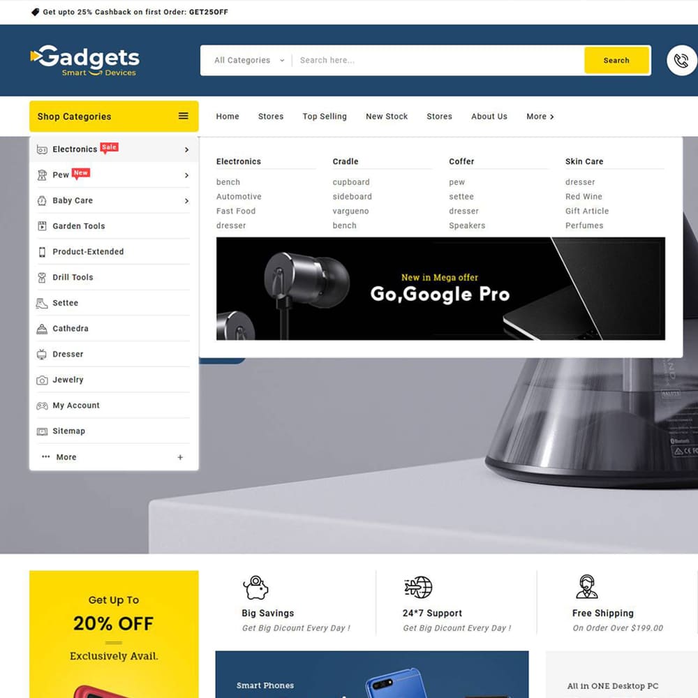 Gadgets Electronics - Multipurpose Responsive PrestaShop Theme - Image 10