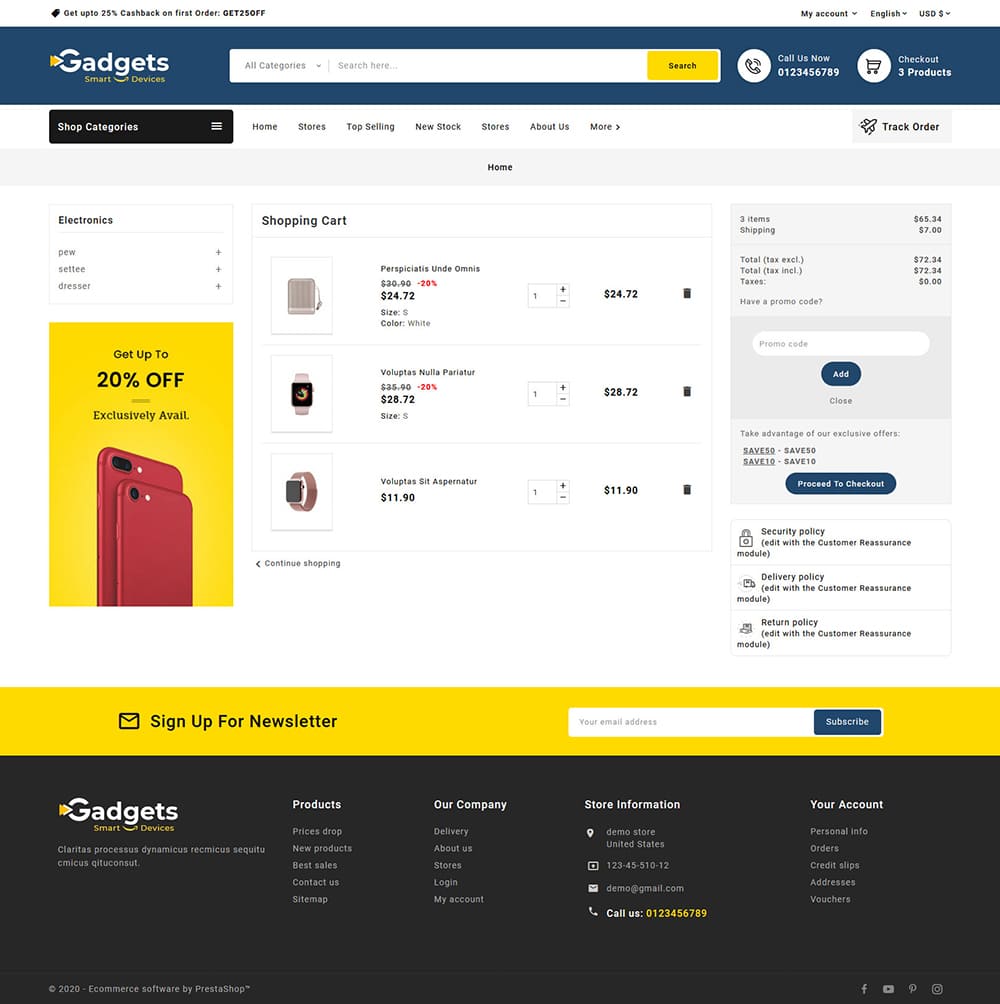 Gadgets Electronics - Multipurpose Responsive PrestaShop Theme - Image 7