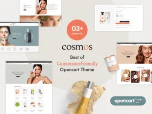 Cosmos - Tema OpenCart di cosmetici, spa, cura della pelle e bellezza