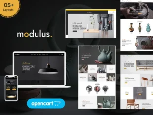 Modulus - Home Decorart &Amp; Furniture Opencart Ecommerce Responsive Theme