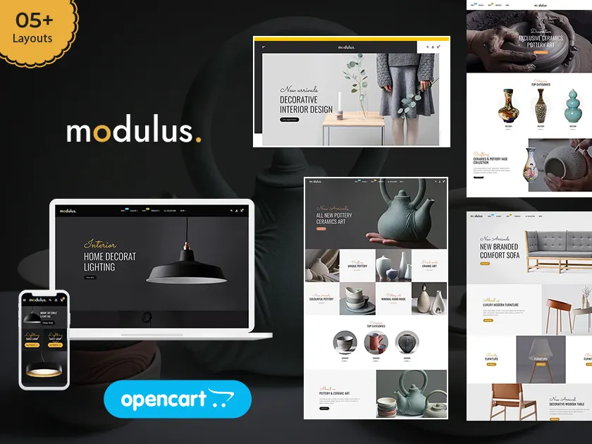 Modulo - Home Decorart &Amp; Tema reattivo per l'e-commerce Opencart di mobili