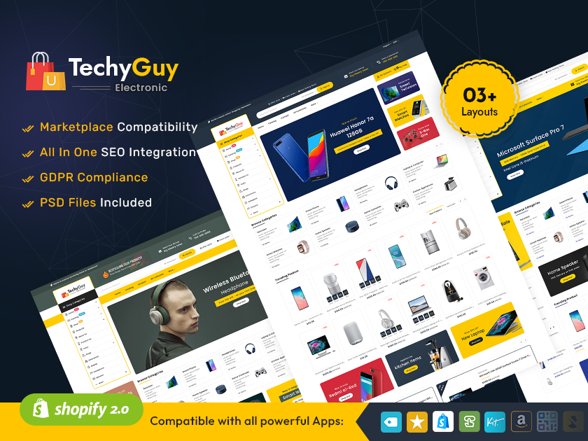 TechyGuy - Electronics and Computers Multipurpose Shopify Responsive Theme TechyGuy - Electronics and Computers Multipurpose Shopify Responsive Theme