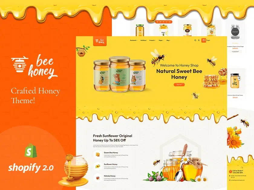 HoneyBee - Clean, Professional & Modern Shopify OS2.0 Responsive Theme