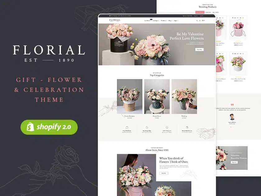 Florial – Fiore &Amp; Decorazione Shopify