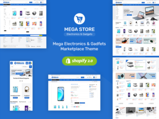 Megastore – Marktplatz für Elektronik und Gadgets für Shopify OS 2.0