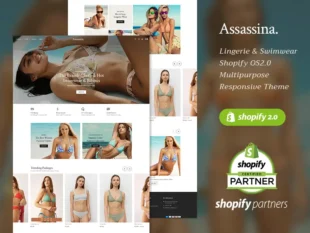 Assassina - Lingerie &Amp; Roupa de banho - Shopify 2.0 Tema responsivo multiuso