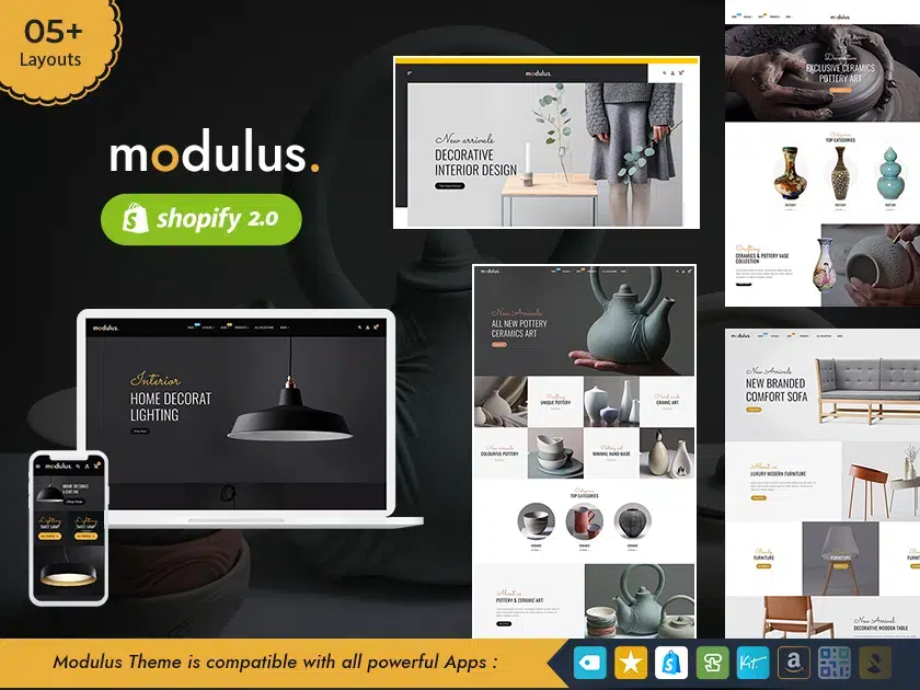 Modulo - Mobili &Amp; Interior Premium Shopify 2.0 Tema reattivo
