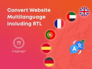 Converting to RTL + Multilanguage Pack (per language)