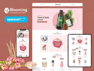 Blooming: tema de Opencart para cosméticos en línea &Amp; Cuidado de la belleza