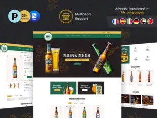 Craft Beer - PrestaShop Theme for Online Brewery Store