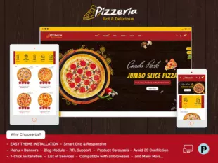 Pizzeria - PrestaShop Theme for Online Pizza & Fast Food Store Pizzeria - PrestaShop Theme for Online Pizza & Fast Food Store