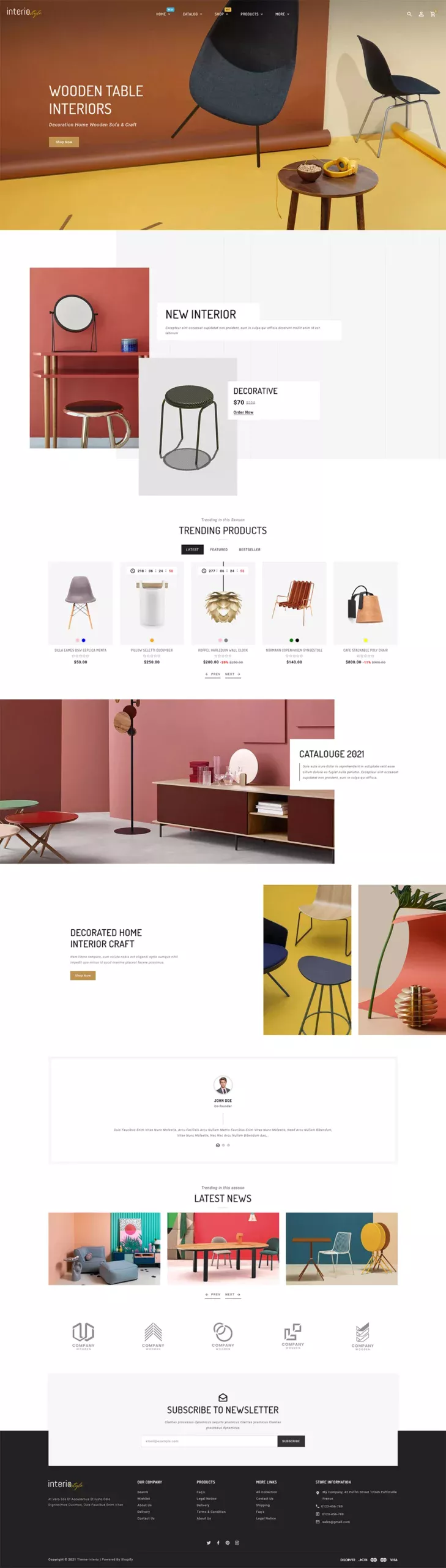 Interio - Furniture & Interior Multipurpose Shopify Responsive Theme Interio - Furniture & Interior Multipurpose Shopify Responsive Theme
