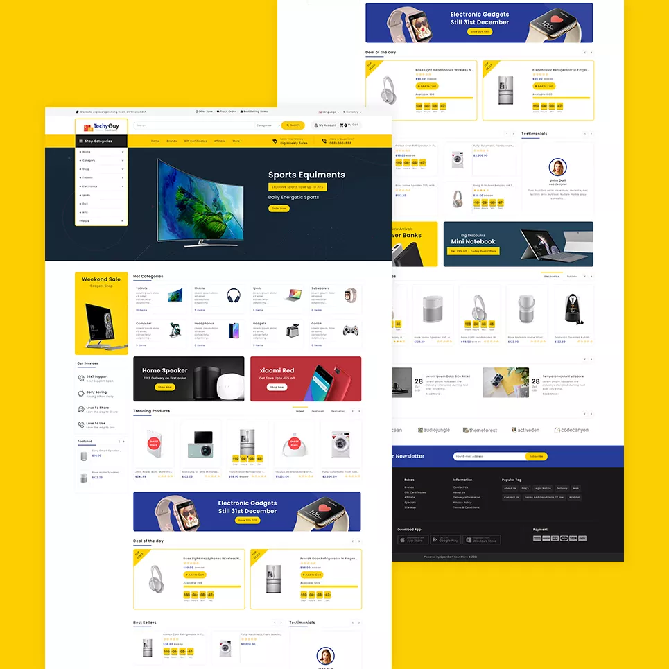 TechyGuy - Electronics and Computers Multipurpose OpenCart Responsive Theme TechyGuy - Electronics and Computers Multipurpose OpenCart Responsive Theme