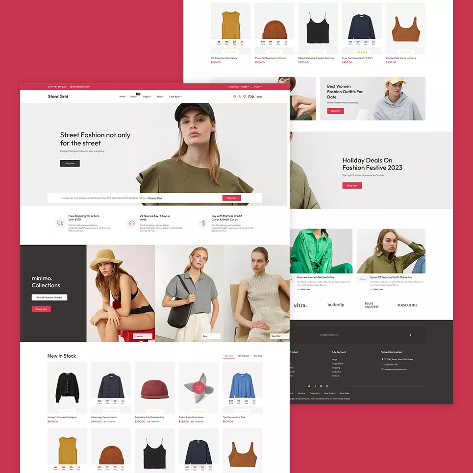 StoreGrid - Fashion & Accessory High level Shopify 2.0 Multi-purpose Theme