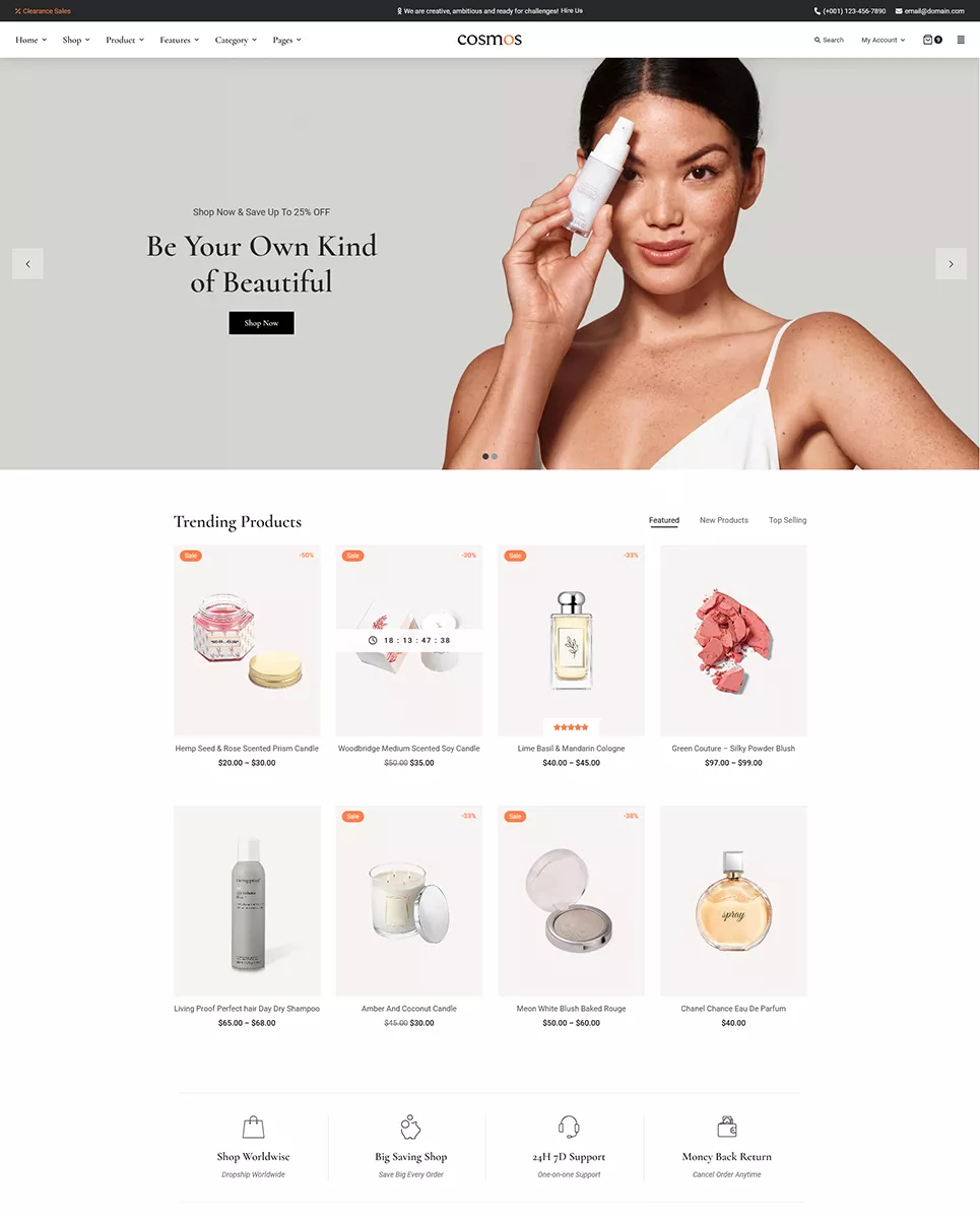 Cosmos - The Best of High-Converting WooCommerce Responsive Theme