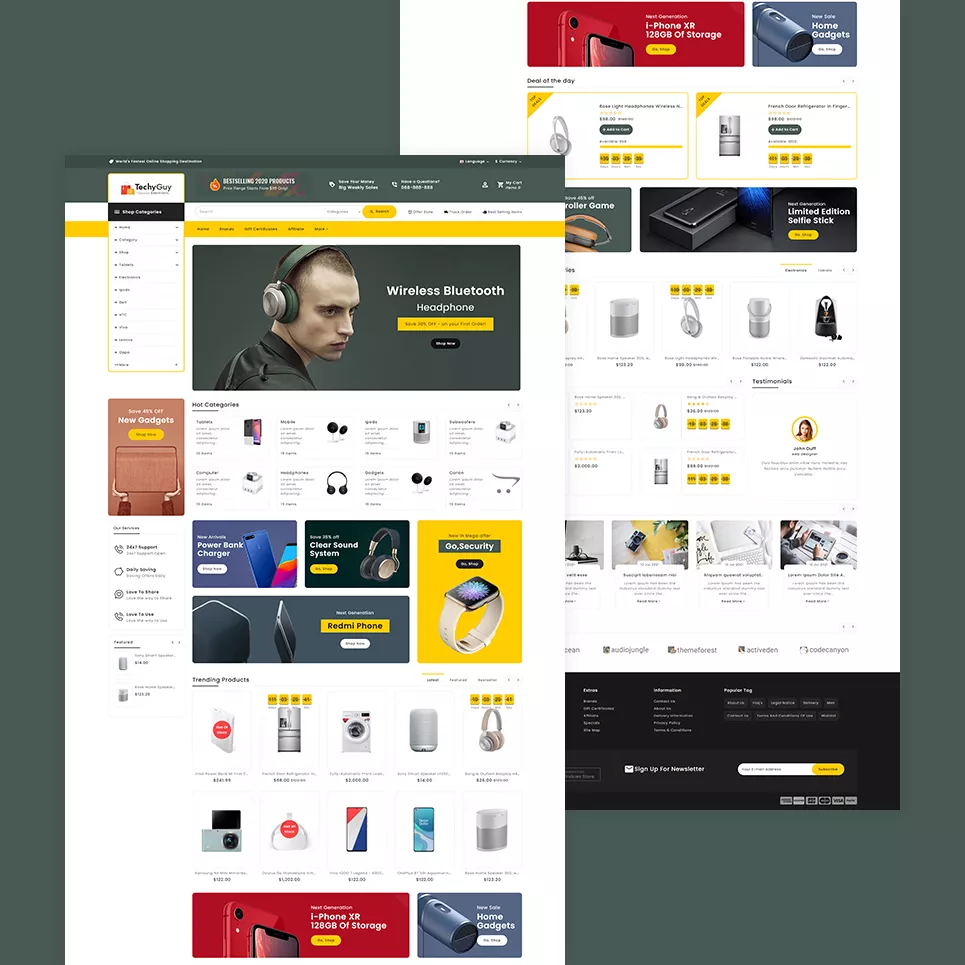 TechyGuy - Electronics and Computers Multipurpose OpenCart Responsive Theme TechyGuy - Electronics and Computers Multipurpose OpenCart Responsive Theme