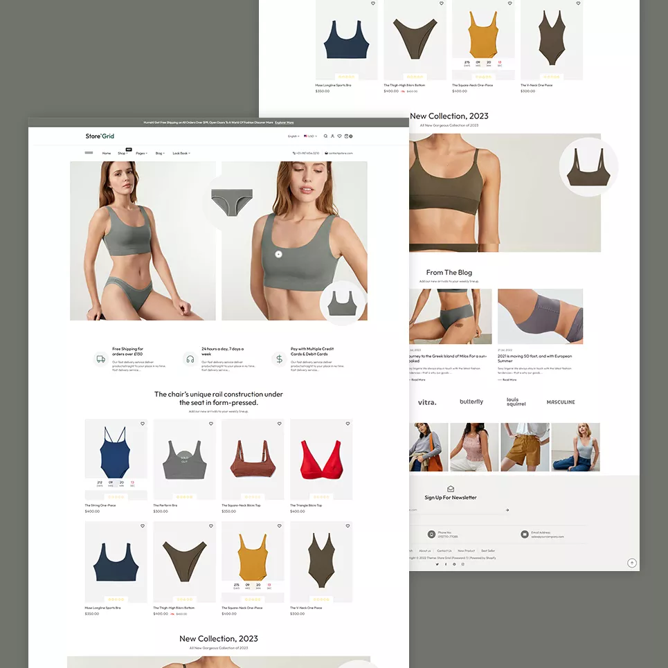 StoreGrid - Fashion & Accessory High level Shopify 2.0 Multi-purpose Theme