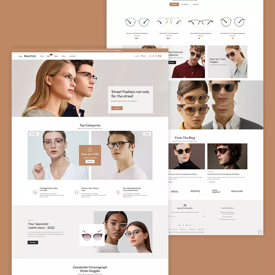 StoreGrid - Fashion & Accessory High level Shopify 2.0 Multi-purpose Theme