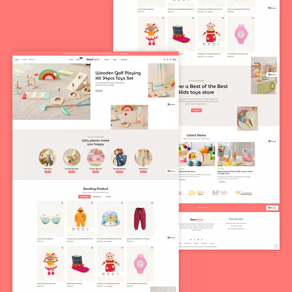 StoreGrid - Fashion & Accessory High level Shopify 2.0 Multi-purpose Theme