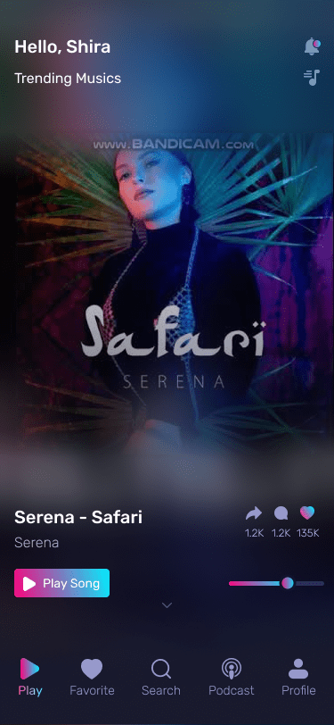 PlayIt - Modern Music and Podcast App UI Kit (Figma & Adobe Xd Template)