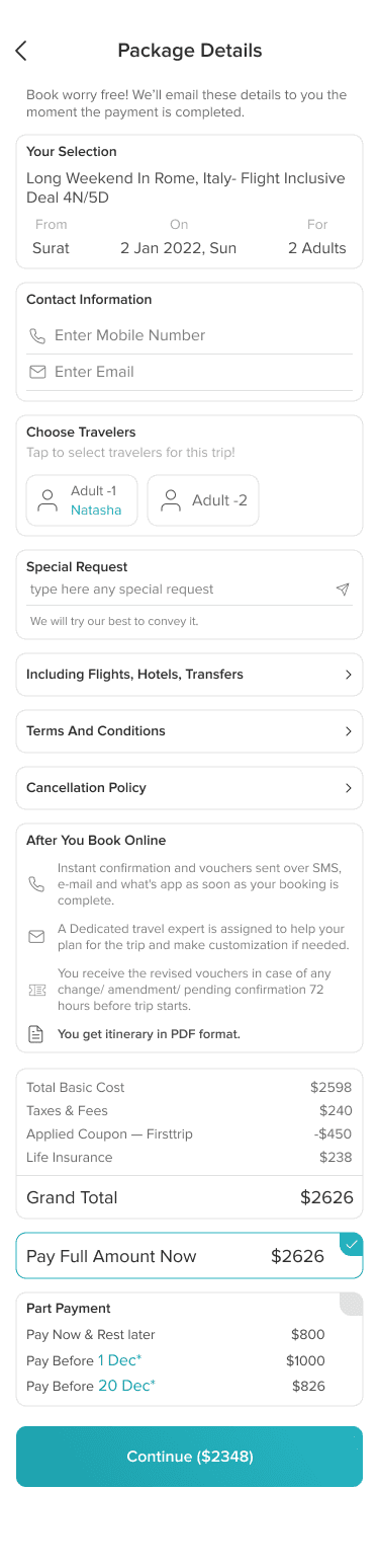 Travelio - Travel, Hotels, Flights Booking App UI Kit (Figma & Adobe Xd Template)