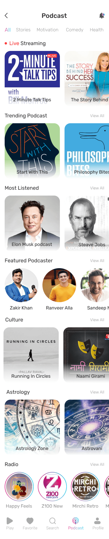 PlayIt - Modern Music and Podcast App UI Kit (Figma & Adobe Xd Template)