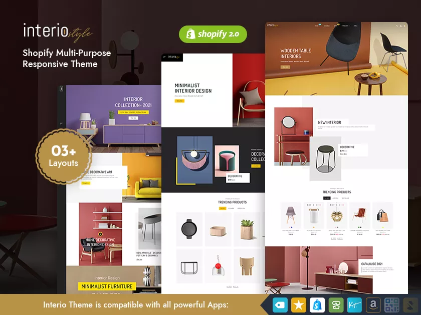 Interio - Furniture & Interior Multipurpose Shopify Responsive Theme