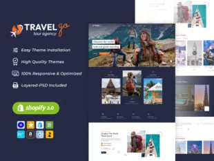 TravelGo - Shopify OS2.0 Modern Tour & Travel Agency Theme