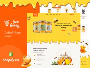 HoneyBee - Clean, Professional & Modern Shopify Responsive Theme