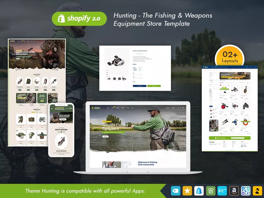 Hunting - Fishing & Weapons Equipment Store Template - Multipurpose Shopify 2.0 Theme