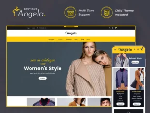 Angela Boutique - Tema adaptable multipropósito de Prestashop