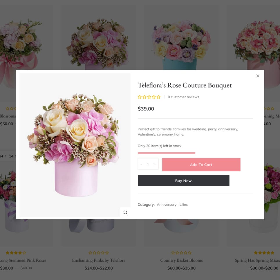 Florial - Blossom &Amp; Florist Store - Woocommerce Responsive Theme