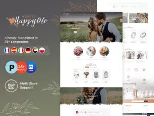 HappyLife - Wedding Apparel - PrestaShop Responsive Theme HappyLife - Wedding Apparel - PrestaShop Responsive Theme