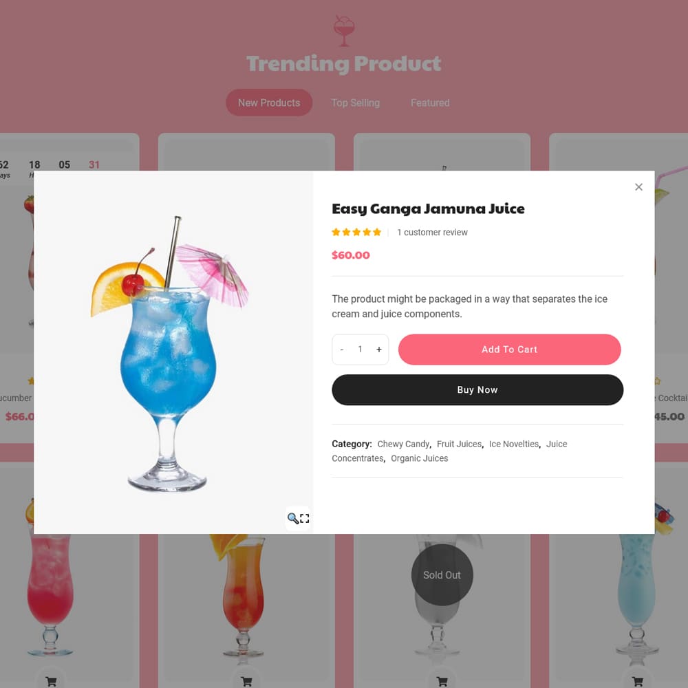 Summer - WooCommerce Theme For Juices, Shakes, Ice Cream & Smoothies