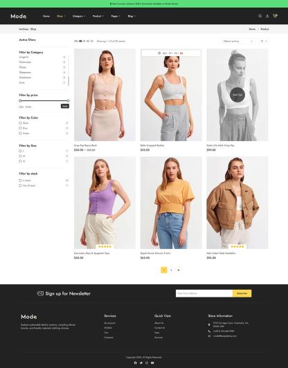 Mode - Minimal Fashion & LifeStyle - WooCommerce Responsive Theme