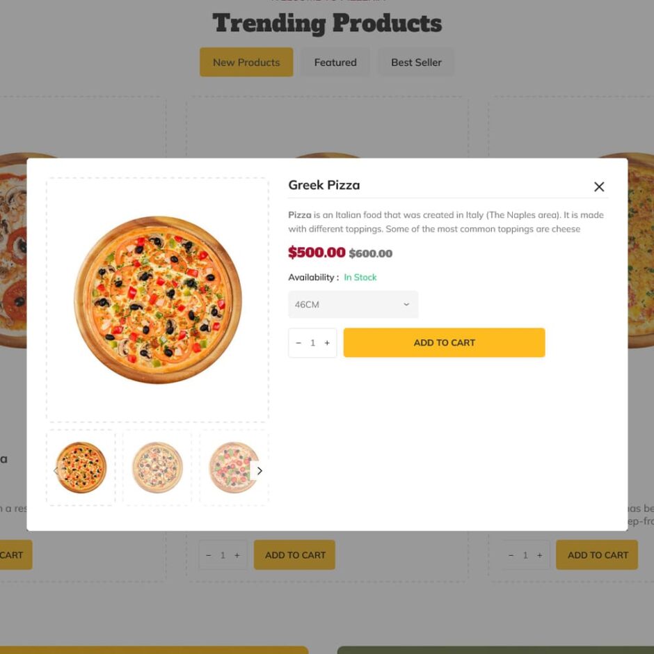 Pizzeria - Pizza, Fast Food, Restaurant & Cafes Shopify Theme
