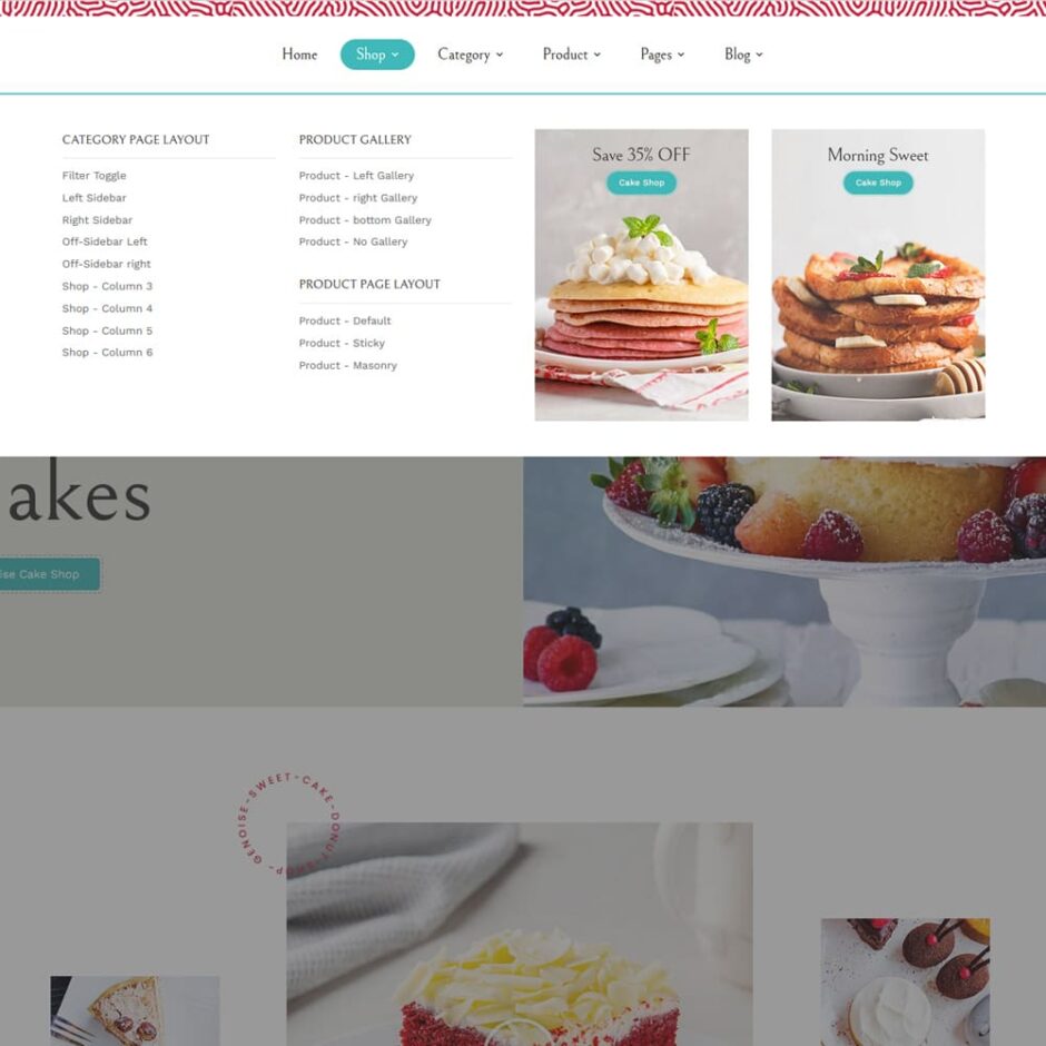Genoise - WooCommerce Theme For Cake, Bakery, Pastry & Dessert Shop