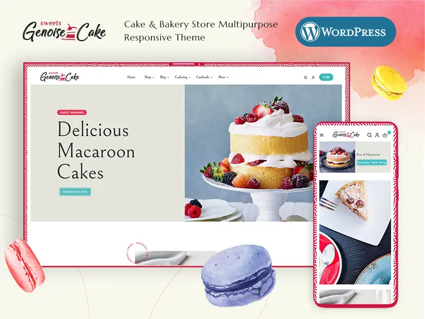 Genoise - Tema WooCommerce per pasticceria, panetteria, pasticceria e pasticceria